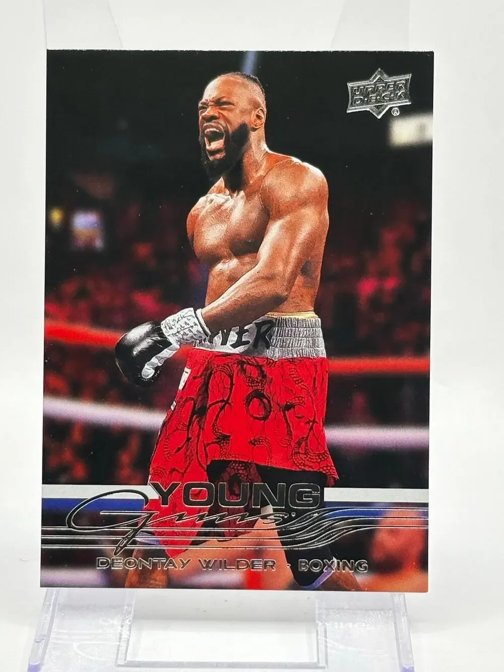 2026 Upper Deck Goodwin Champions Deontay Wilder Young Guns Boxing
